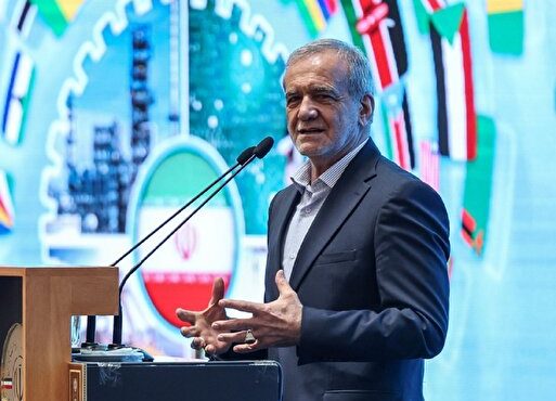 پزشکیان: صلح و امنیت با تجارت، سرمایهگذاری و همراهی و همکاری ایجاد خواهد شد پزشکیان: صلح و امنیت با تجارت، سرمایهگذاری و همراهی و همکاری ایجاد خواهد شد