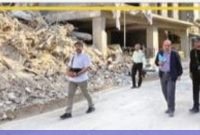 از آوارهای برجای مانده تا مردمان ایستاده با بغض