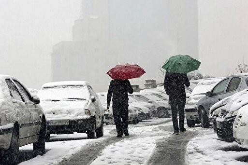 بارش گسترده برف و باران در کشور / هشدار کاهش ۱۵ درجه‌ای دما در ۲۳ استان