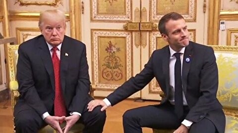 ترامپ پیام‌های خصوصی مکرون درباره ایران و سوریه را منتشر کر