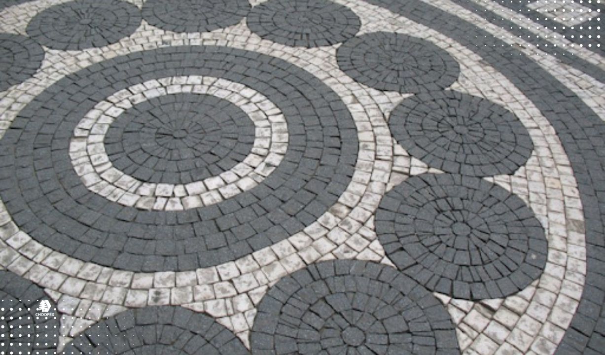 سنگ فرش طبیعی،آلاچیق