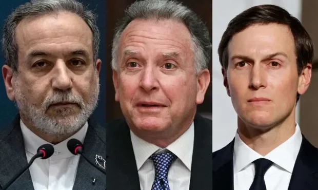 اکسیوس: ویتکاف و کوشنر بهطور مستقیم با عراقچی در مذاکرات امروز دیدار کردند اکسیوس: ویتکاف و کوشنر بهطور مستقیم با عراقچی در مذاکرات امروز دیدار کردند