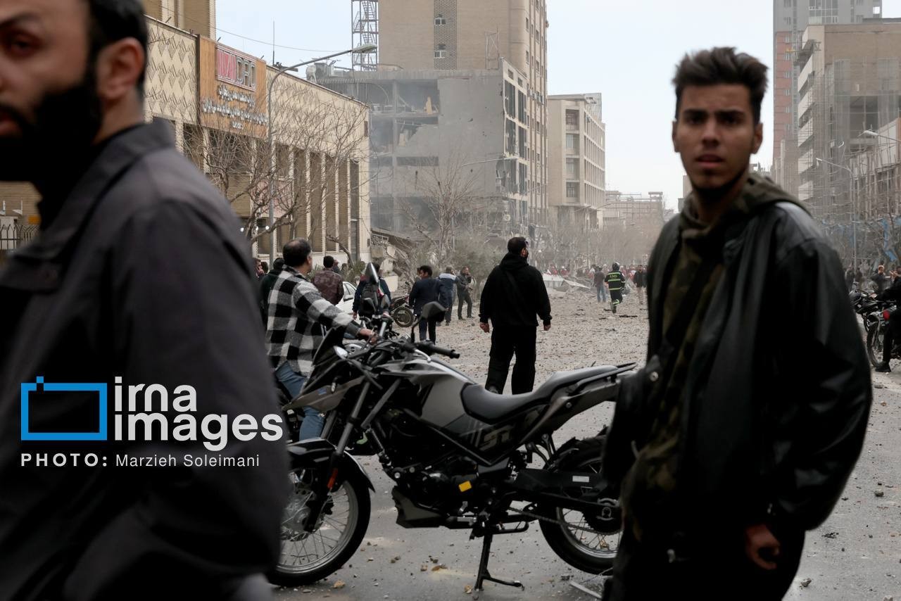 تصاویر ایسنا از حمله هوایی آمریکا و اسرائیل به تهران