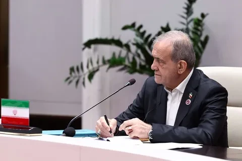 پزشکیان: چنانچه آمریکا به تعهدات خود در یادداشت تفاهم بازگردد، ایران نیز بلافاصله عمل متقابل خواهد کرد پزشکیان: چنانچه آمریکا به تعهدات خود در یادداشت تفاهم بازگردد، ایران نیز بلافاصله عمل متقابل خواهد کرد